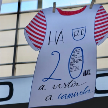 Há 20 anos a vestir a camisola e a construir memórias. 👕