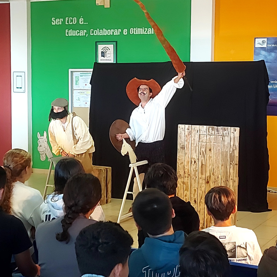 "Don Quijote de la Mancha" - Teatro na escola