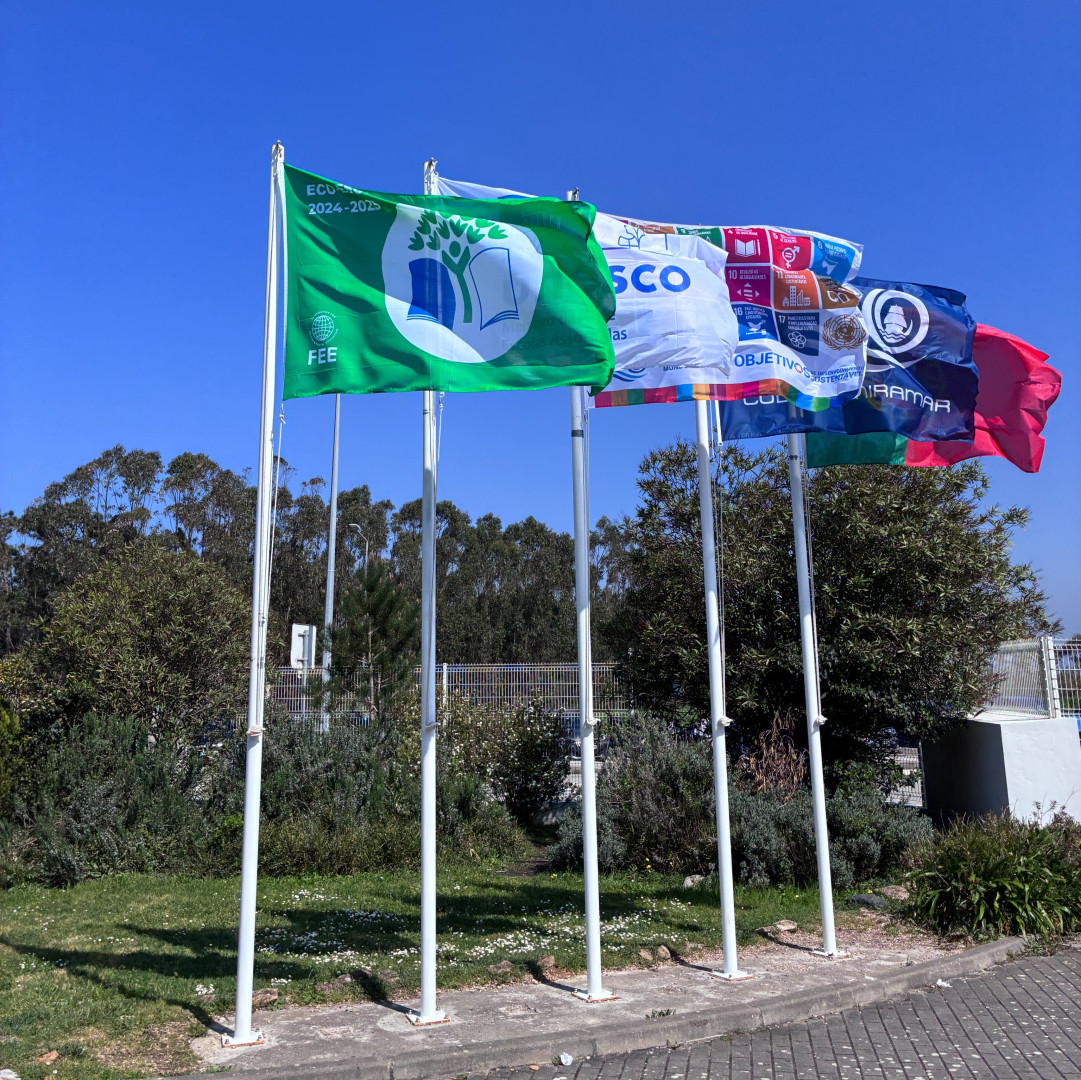 Hastear das Bandeiras Eco-Escolas e UNESCO